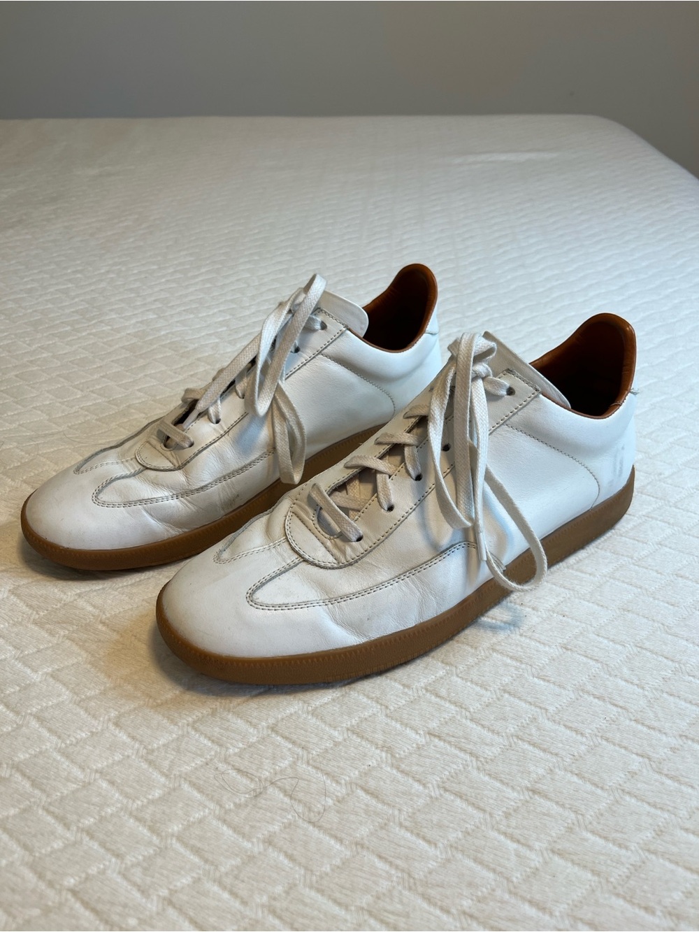 Beckett Simonon Morgen trainers White Leather Sneakers with rubber sole, 9